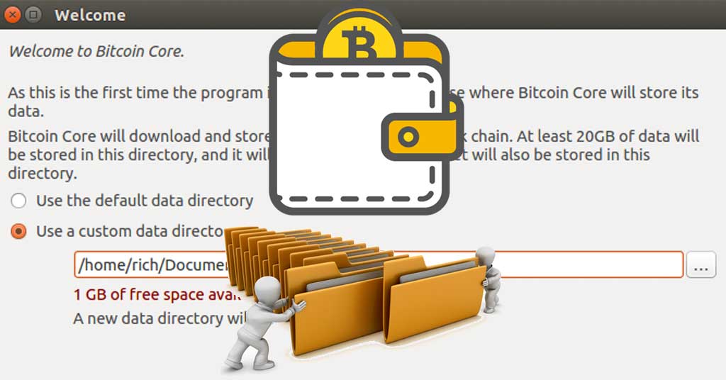 Change Bitcoin Core Data Directory - BitcoinWiki