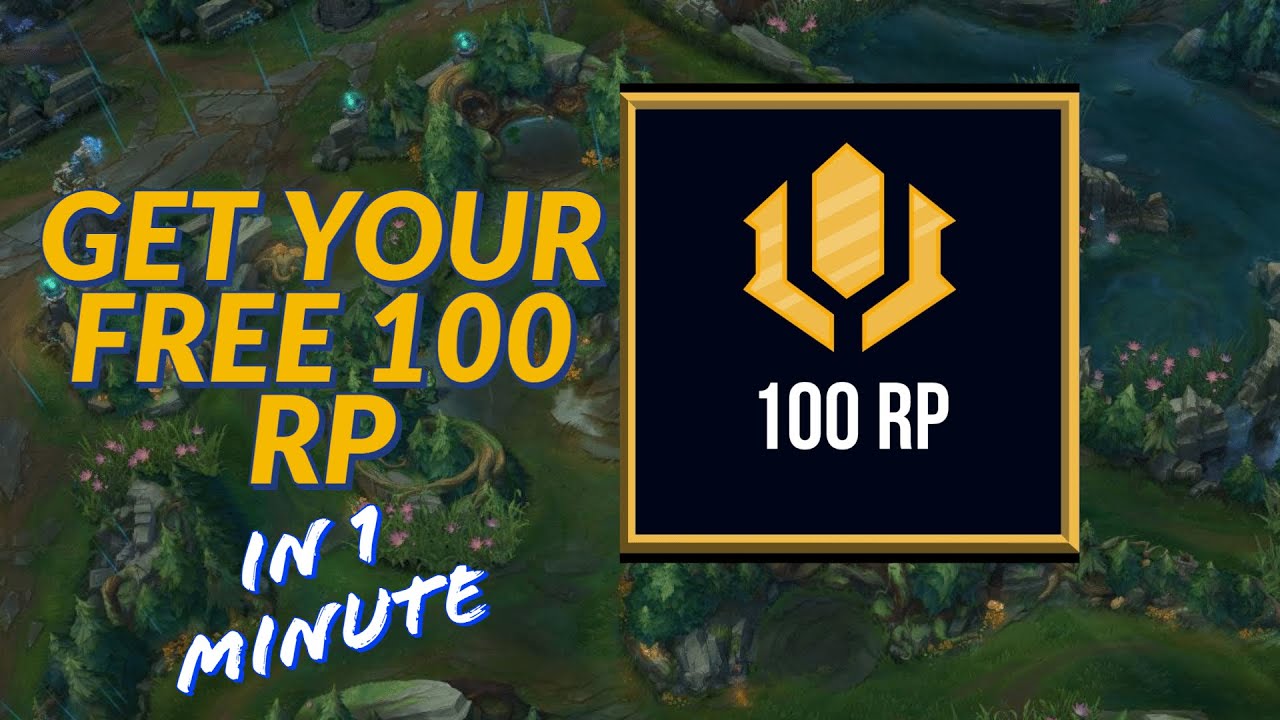 How to get Riot Points (RP) for FREE in League of Legends FAST in !