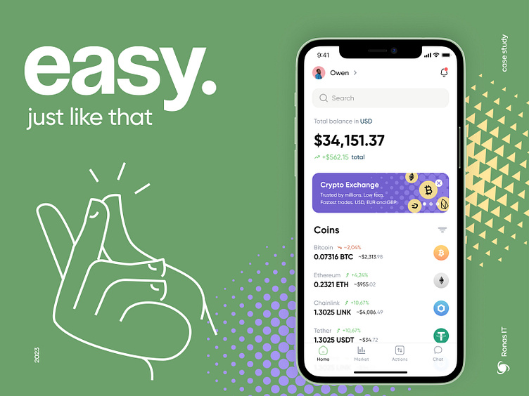 Easy Crypto Wallet Mobile App | Figma Community