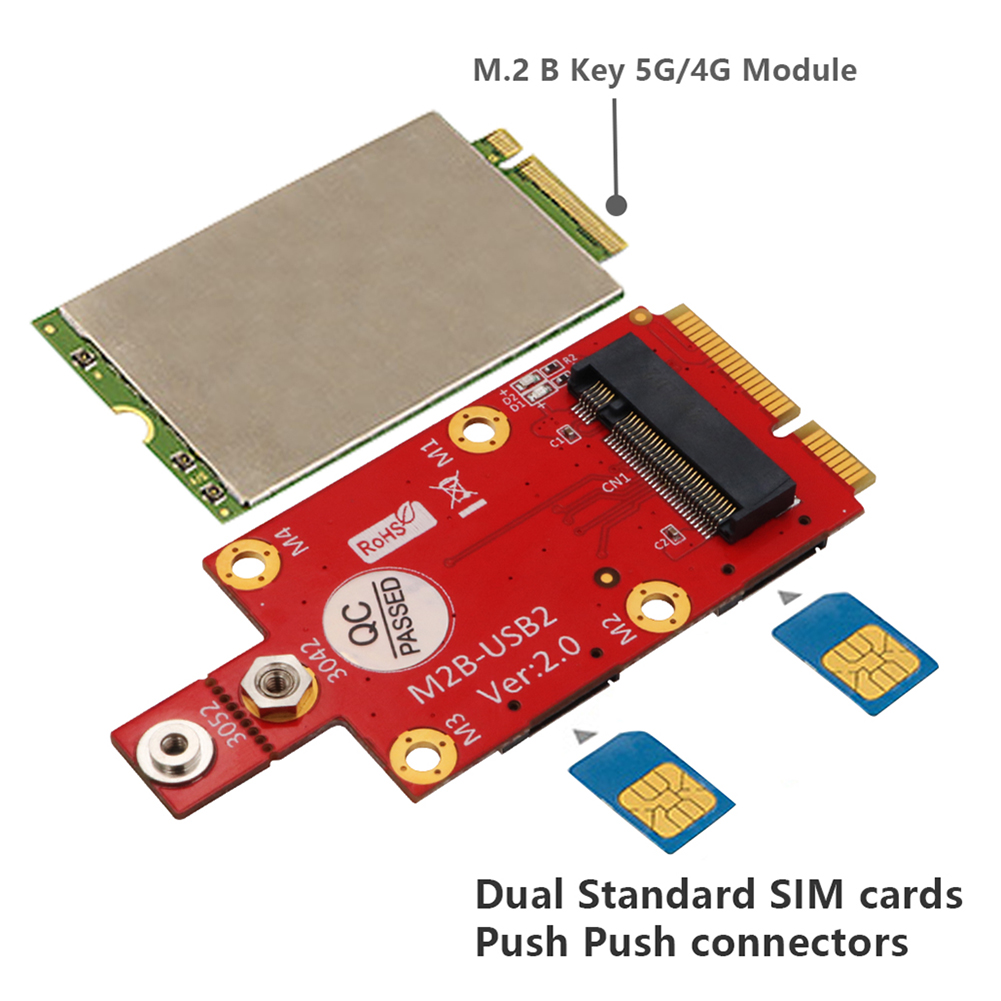 PulM-2P1M Network Module | Two Mini-PCIe and One M.2 Expansion Card Support the Wi-Fi or LTE Module