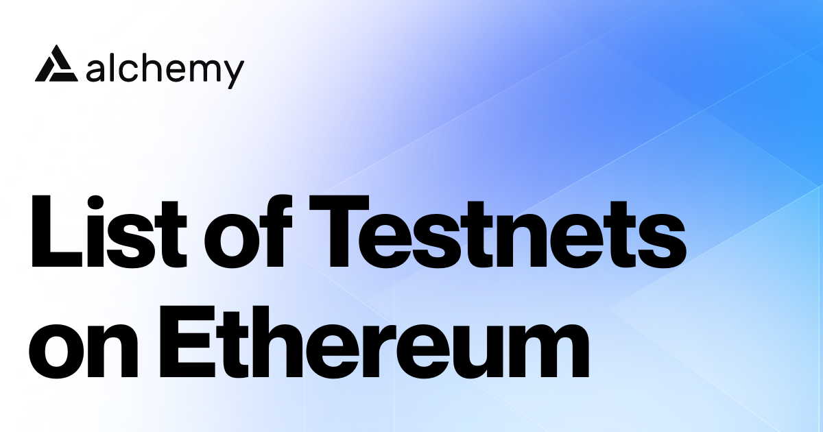 How to setup a custom Ethereum testnet? | Ulam Labs