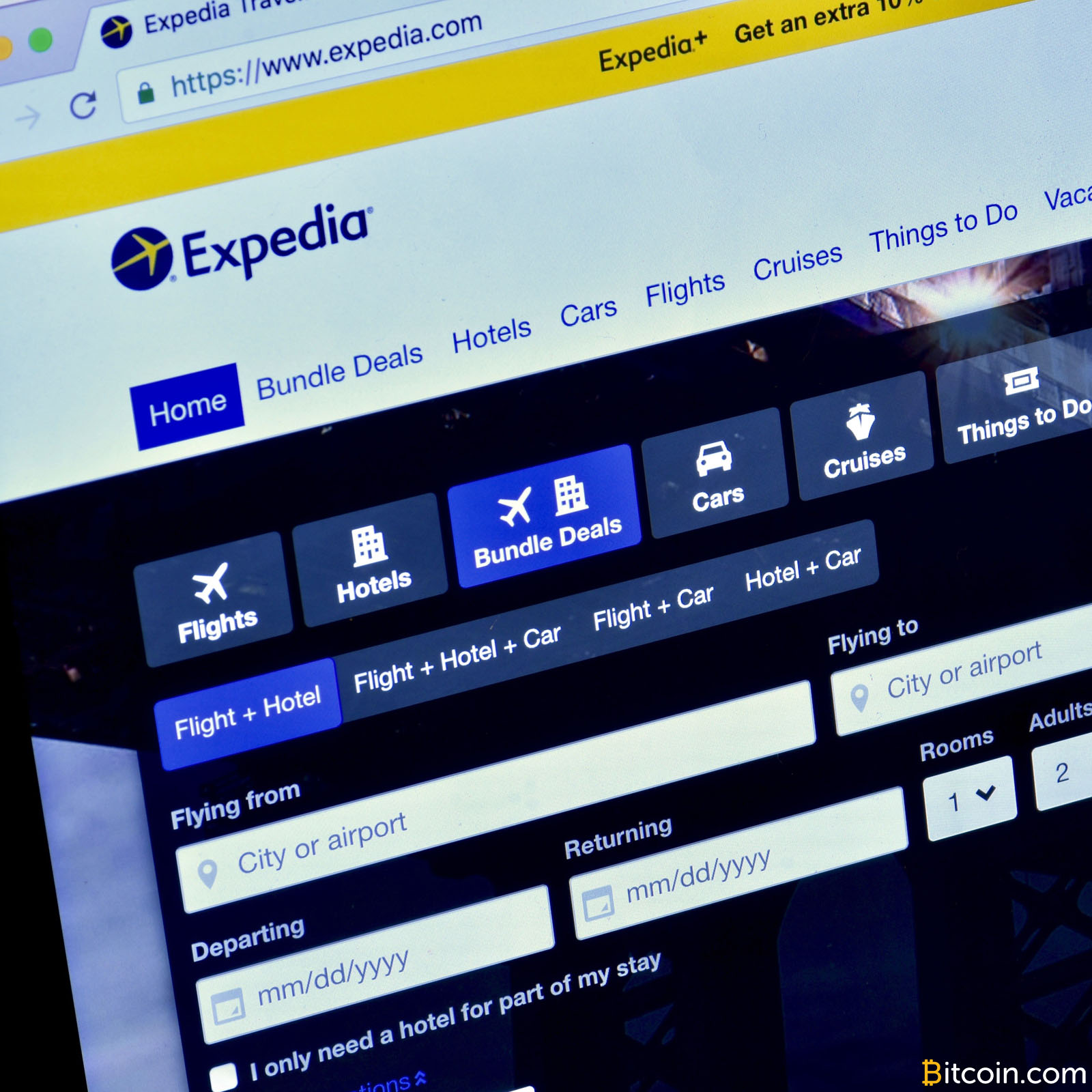 The Bitcoin, a new payment method on Expedia?