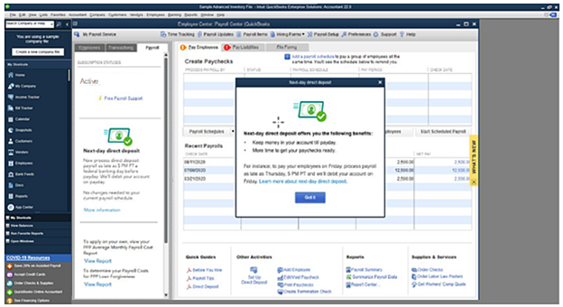 How to Turn Off Direct Deposit in QuickBooks Desktop