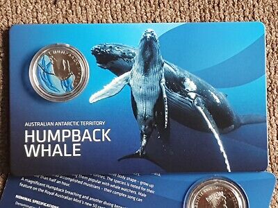 Royal Australian Mint $ 1oz Gold Coin – Australian Antarctic Territory – Humpback Whale