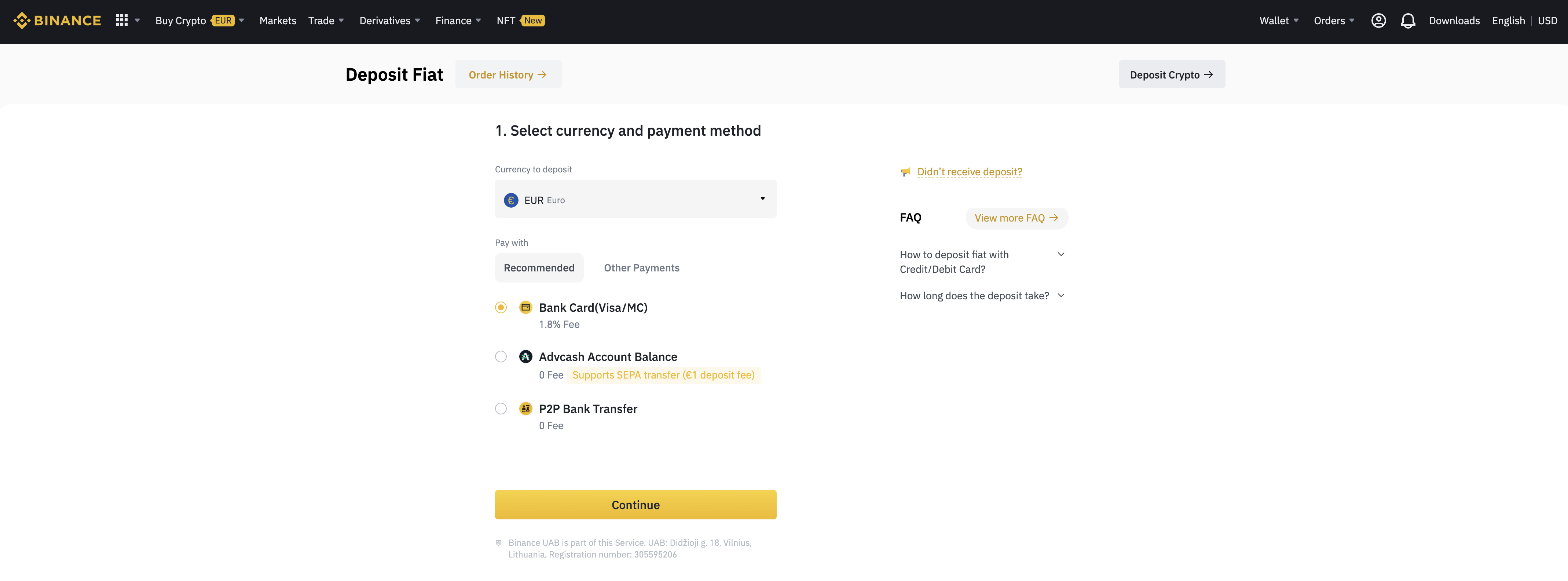 Can you deposit fiat on Binance using Alipay and WeChat? Depends who you ask