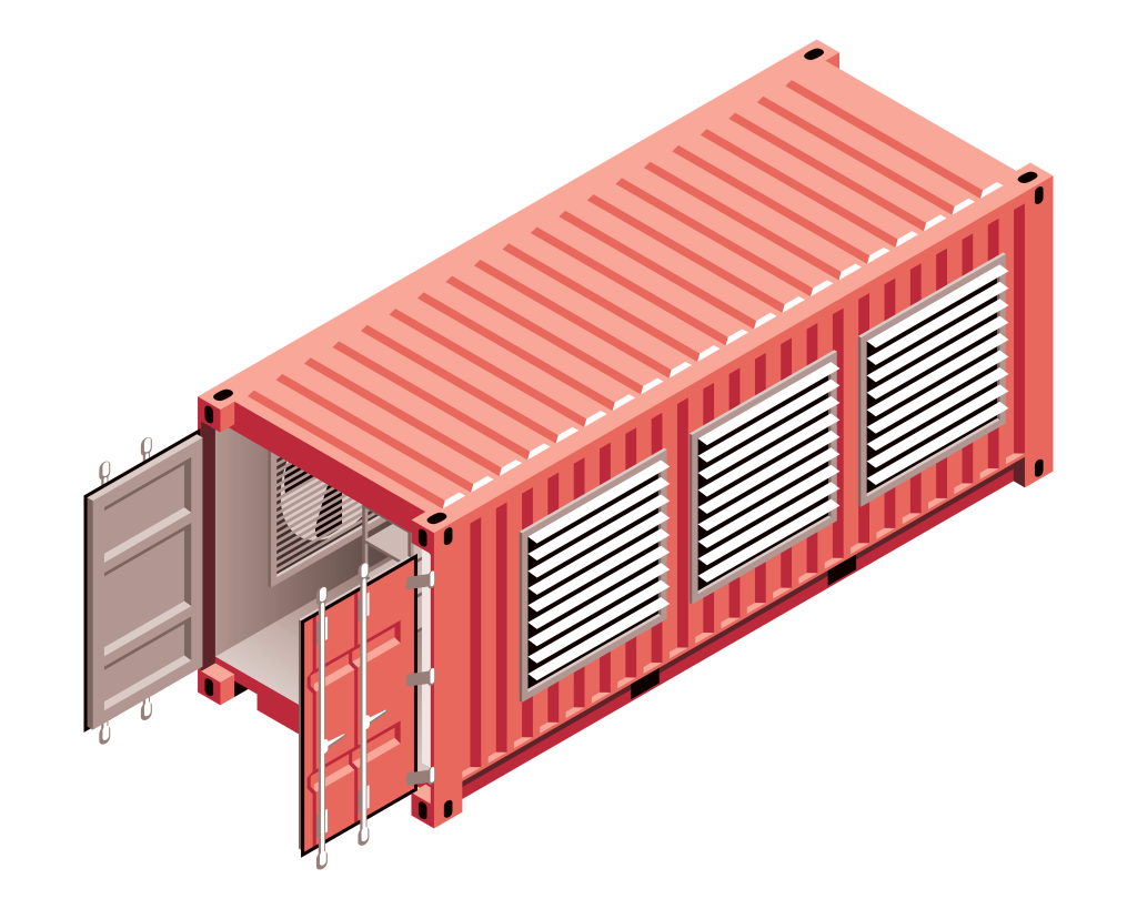 ASIC Mining Container for Bitcoin and Crypto - Kontena