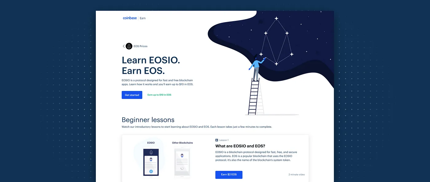 Coinbase EOS Referrals, Promo Codes, Rewards ••• $50 • March 