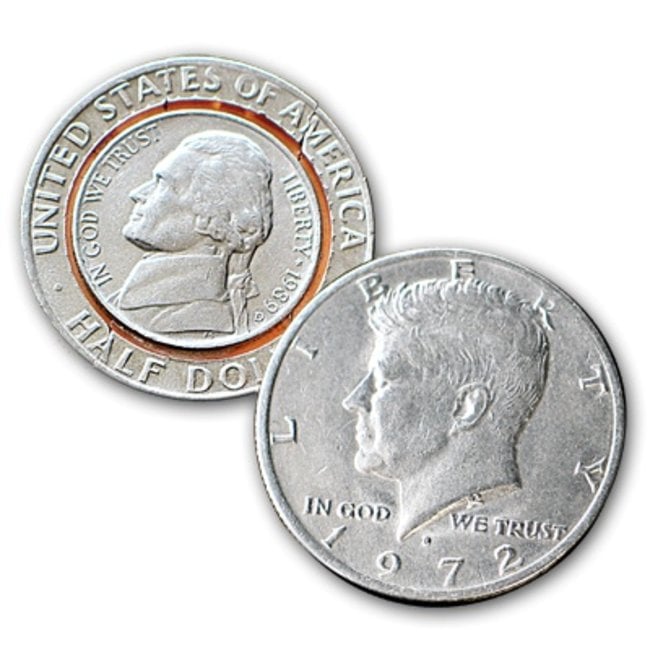 Folding Coin Half Dollar (D) by Tango Magic - Trick MAGIE DIRECTE