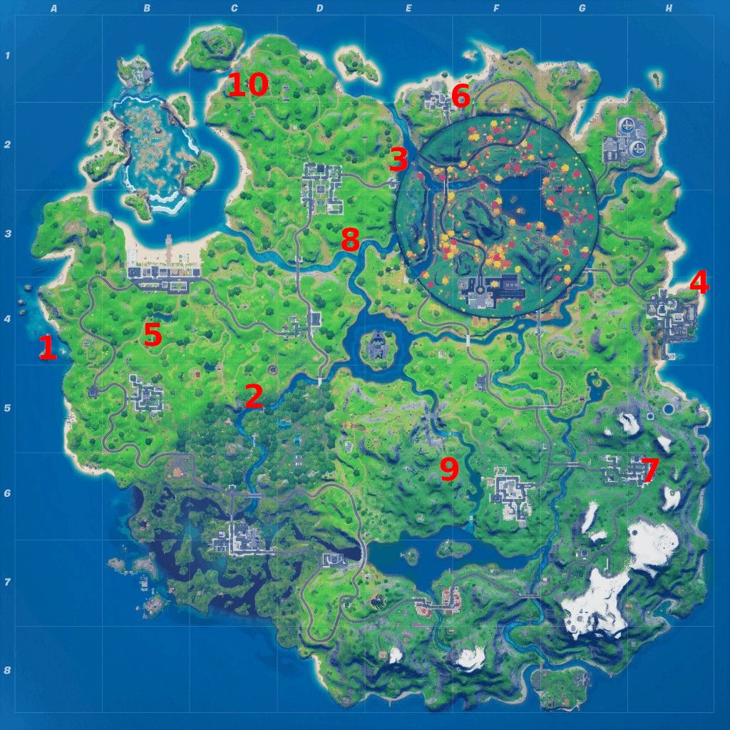 Fortnite: Where To Find All Week 15 XP Coins