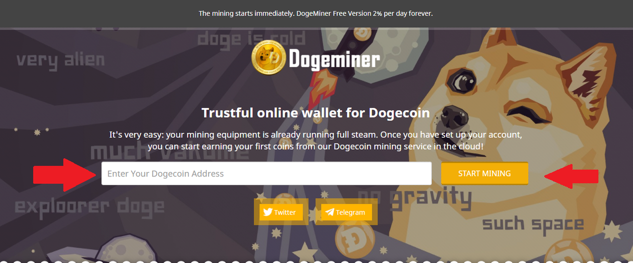 Earn Free Dogecoin Mining