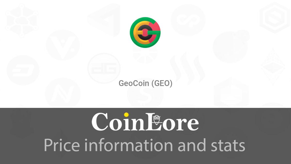 Convert 1 GEO to USD - GeoCoin price in USD | CoinCodex