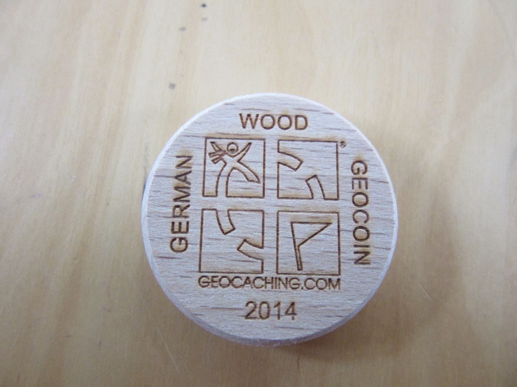 Geocaching Stamp with your Design - Printy Round 12 mm