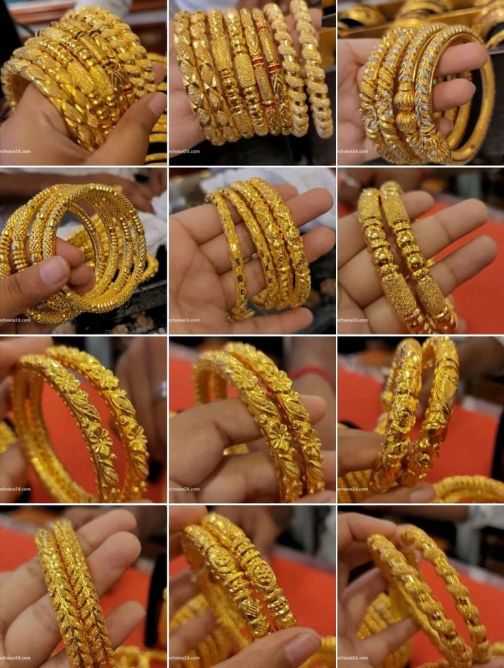 Buy Trendy Gold Bangles Designs Online For Women At Best Prices