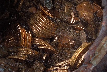 California couple stumbles upon gold coin cache on own property