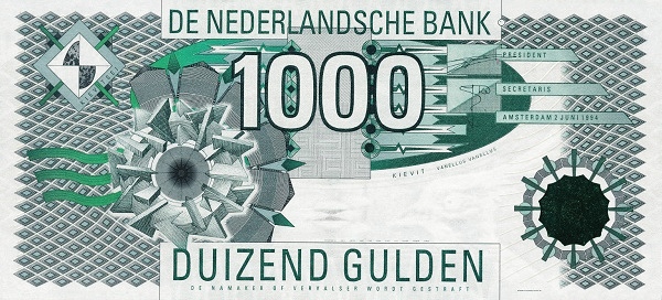 25 Gulden (Red Robin) - Netherlands – Numista