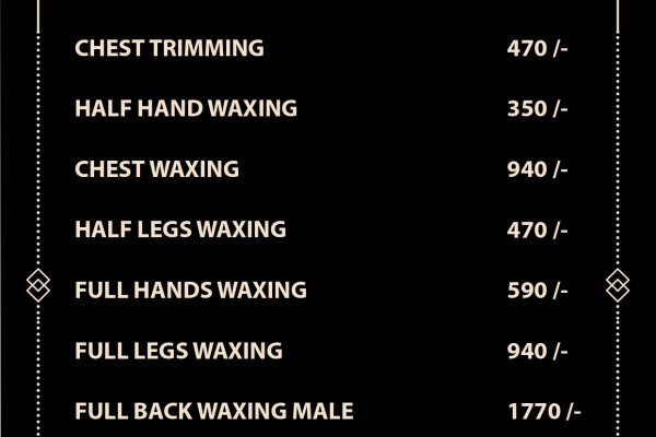 Female Price List – Just Waxing