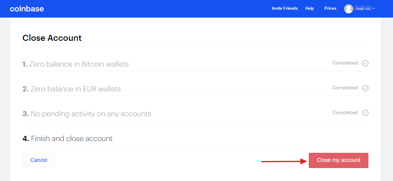 How to Delete a Coinbase Account ()