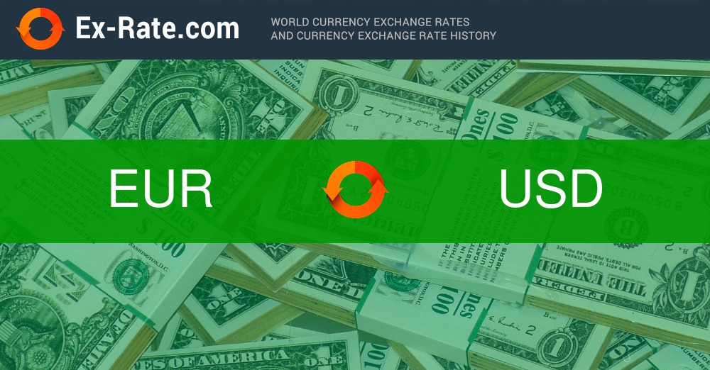 Euro to US Dollar Exchange Rate