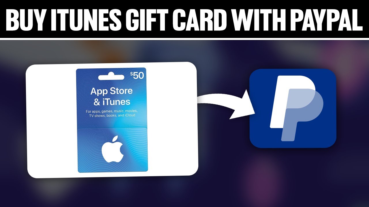 iTunes Gift Card Code Paypal