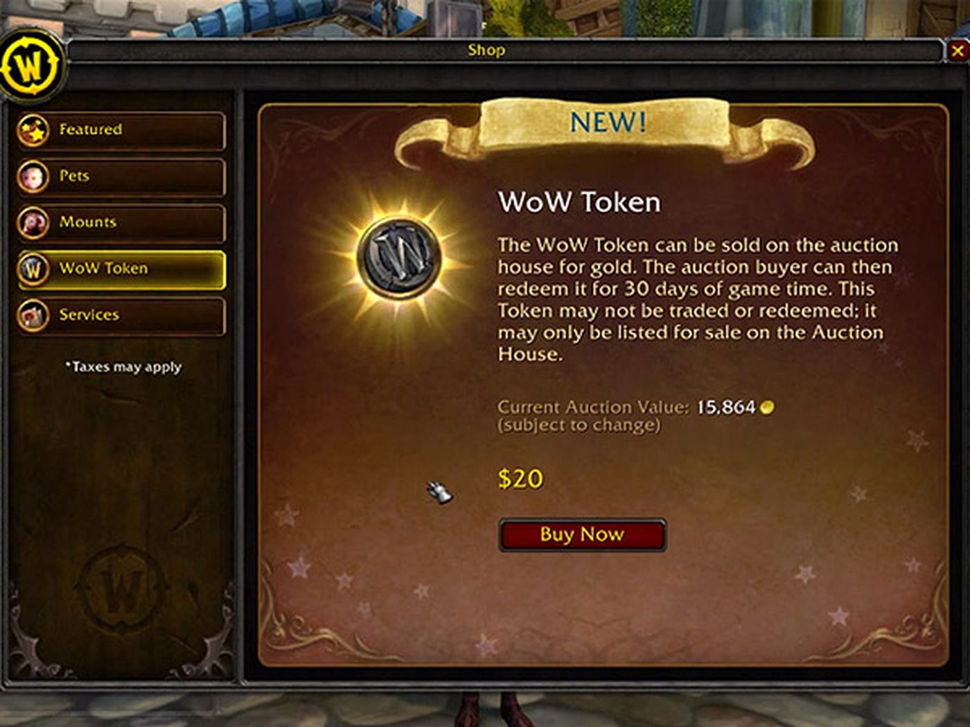 Guide to Obtaining and Selling the WoW Token - Wowhead