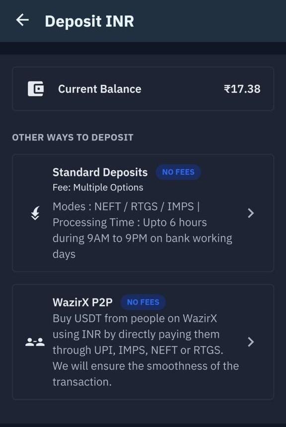 How to Deposit and Withdraw Crypto on WazirX? - WazirX Blog