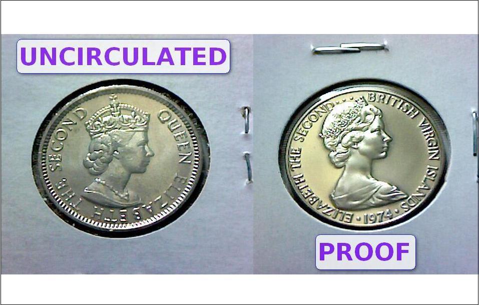 WHAT IS THE DIFFERENCE BETWEEN PROOF COINS & UNCIRCULATED COINS?