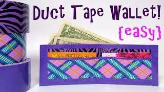 How To Make a Duct Tape Wallet