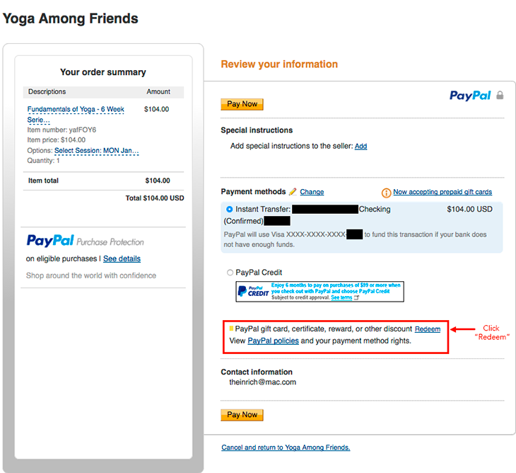 How To Redeem a PayPal Gift Card – Modephone