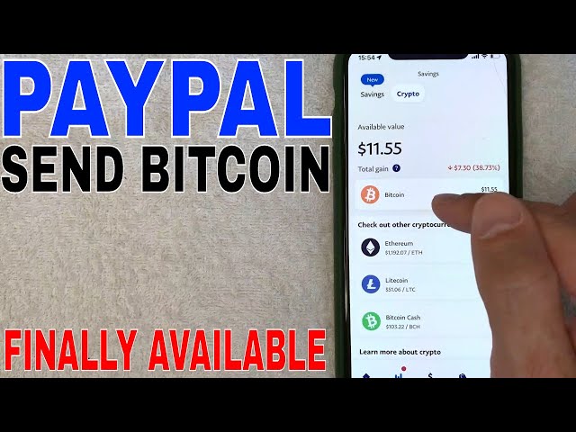 How To Sell Bitcoin For PayPal - Convert Bitcoin To USD Via PayPal