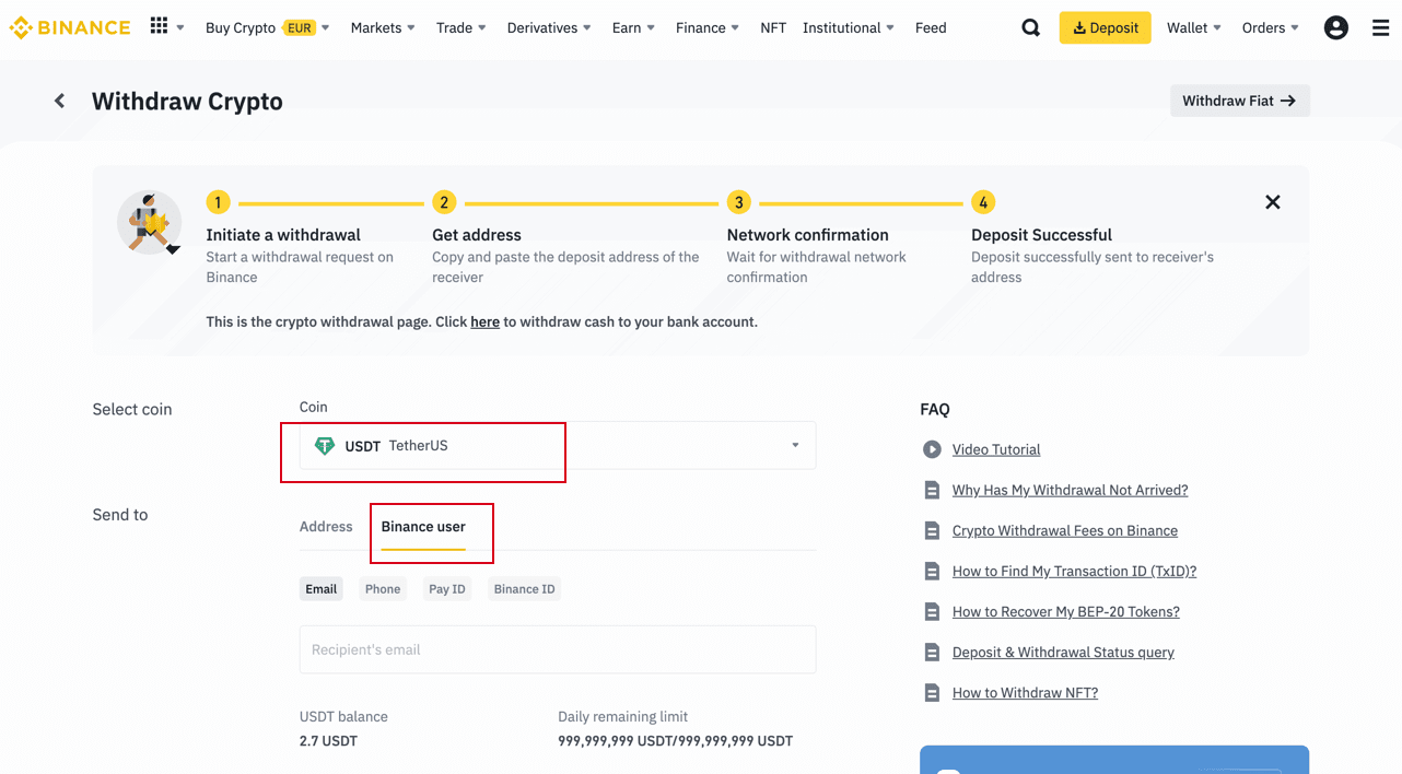 Using API for Internal Wallet Transfer - Withdrawal API - Binance Developer Community