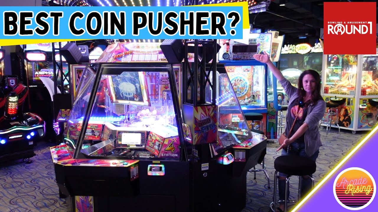 How to Win Cards on this Fun Arcade Coin Pusher | Arcade games, Arcade, Despicable me