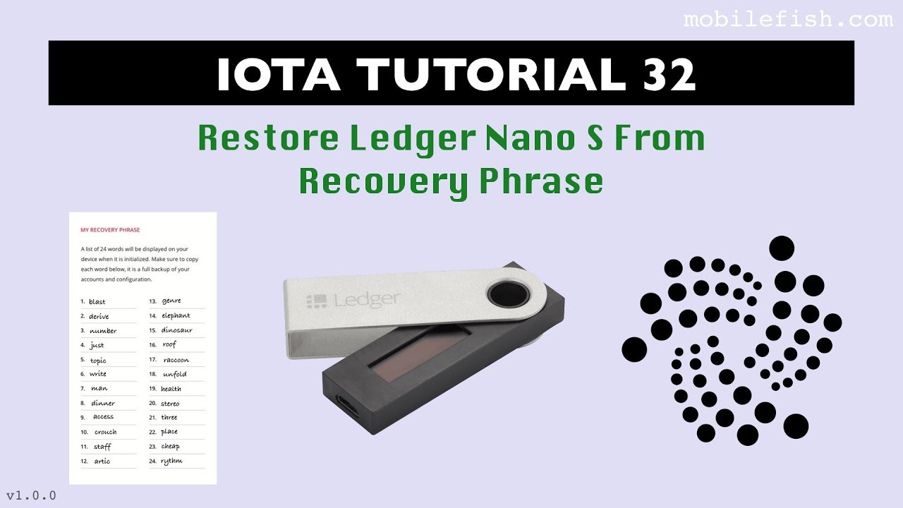 How to setup the IOTA Wallet • IOTA Hardware Wallet Guide ()