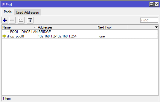 2 IP pools - MikroTik