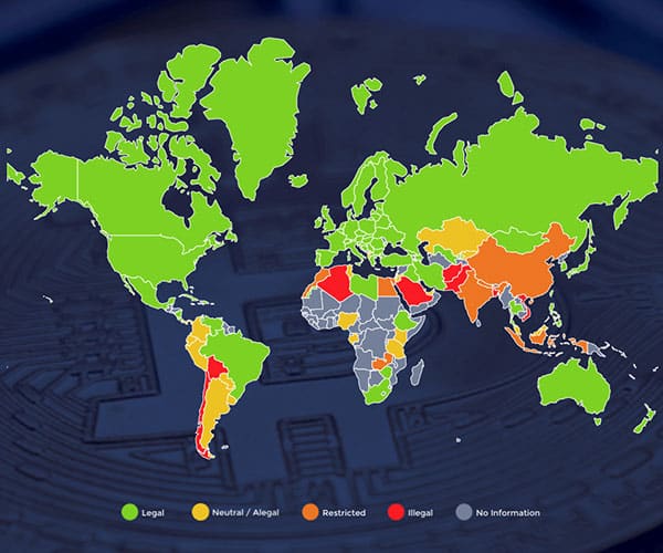 15 Countries Where Bitcoin is Legal and Illegal