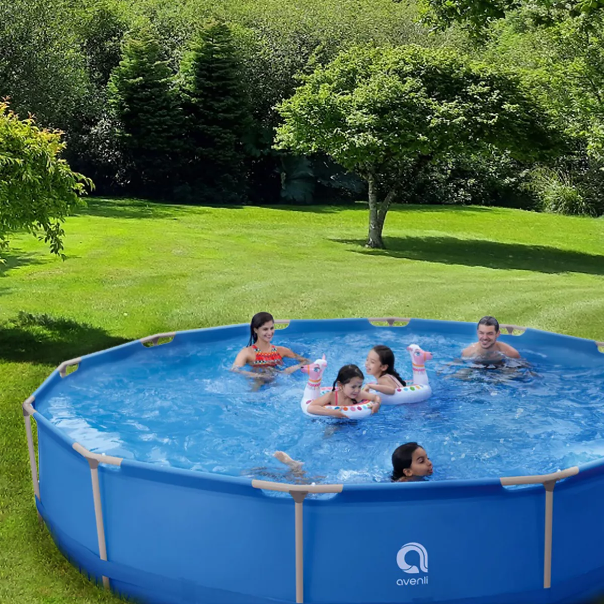 Large Eco 5m gallon Octagonal Timber Above-Ground Swimming Pool K – Layzee Living