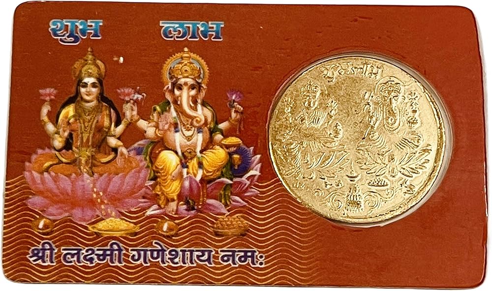 10 Gram Silver Diwali Laxmi & Ganesh Coin | Gold Bank