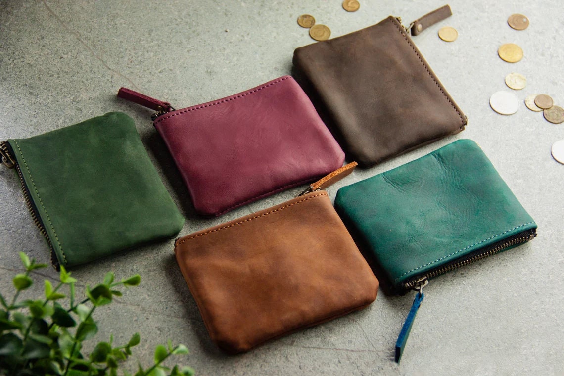 Leather Coin Purses and Pouches Hold Your Change