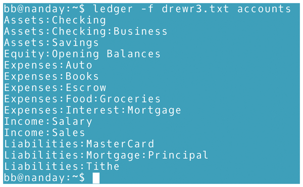 hledger and Ledger - hledger