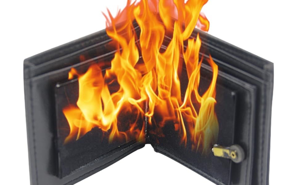 Fire Wallet (Gimmick and Online Instructions) by Murphy's Magic Supplies Inc. - Trick