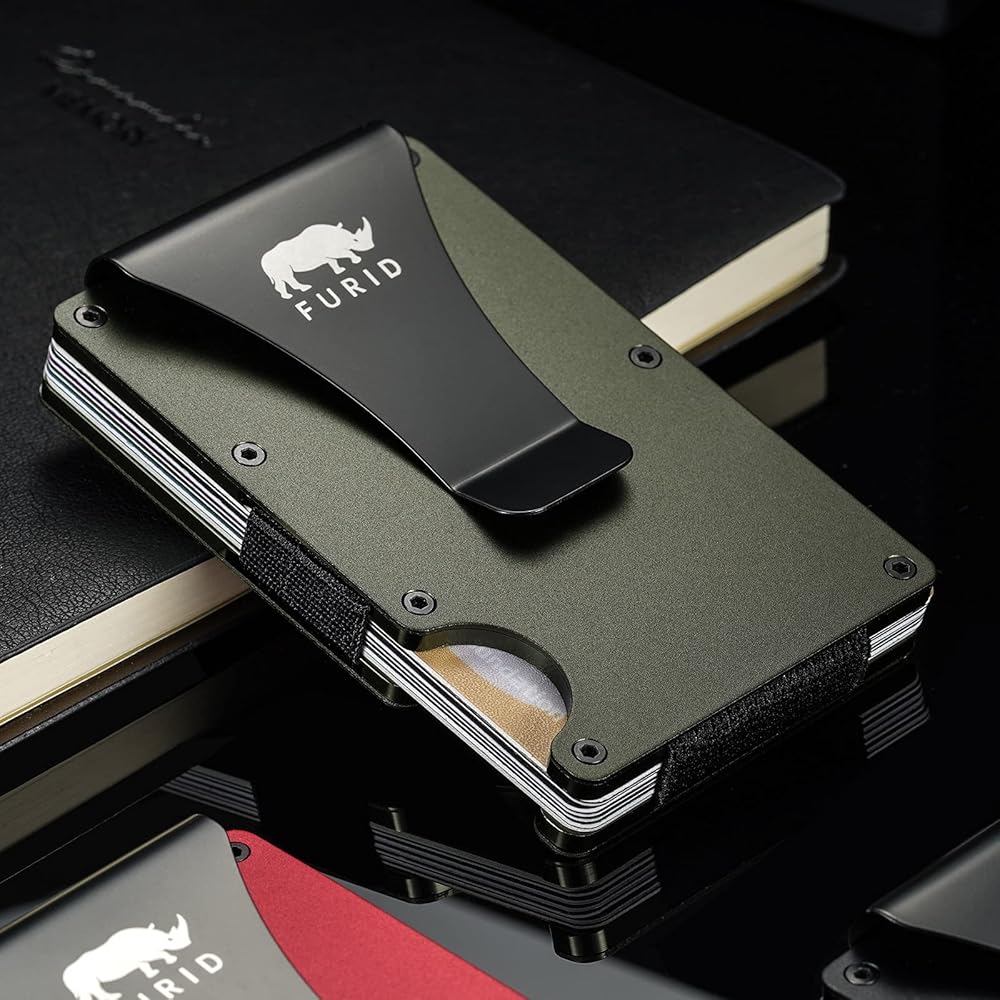 A Personalized Metal Wallet Card as a Tenth Anniversary Gift