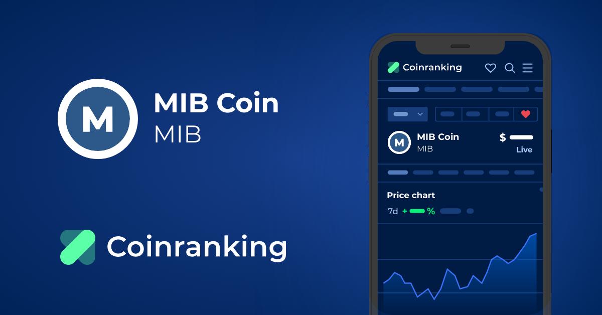 MIB Coin Price Today Stock MIB/usd Value Chart