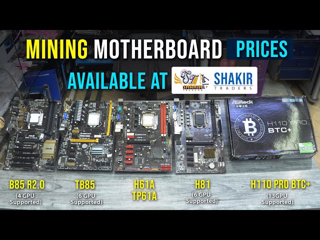 Buy ASUS B Mining Expert 19X PCI-e Slots Motherboard in Pakistan