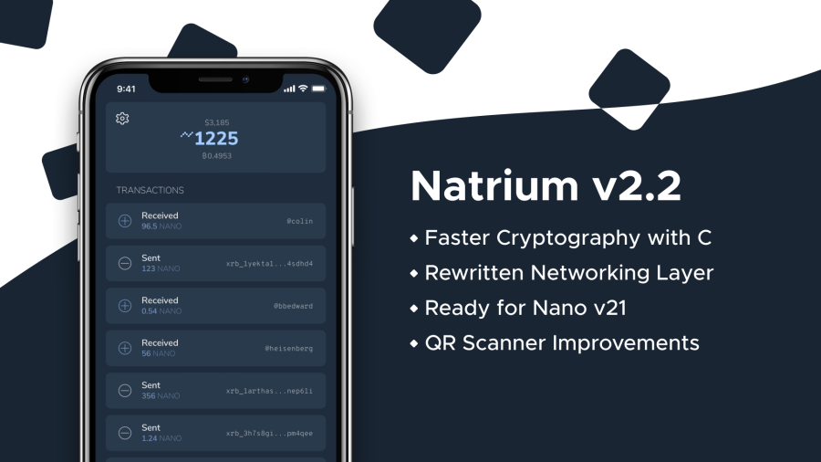 NATRIUM | Fast, Robust & Secure Nano Wallet