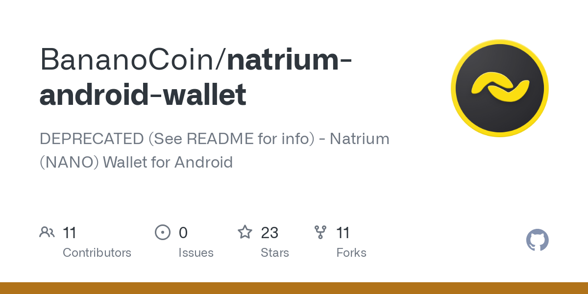 GitHub - appditto/natrium-wallet-server: Backend for the Natrium NANO Mobile Wallets