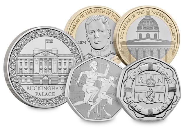 New UK coins for including £5, £2 and 50p released by Royal Mint - Birmingham Live