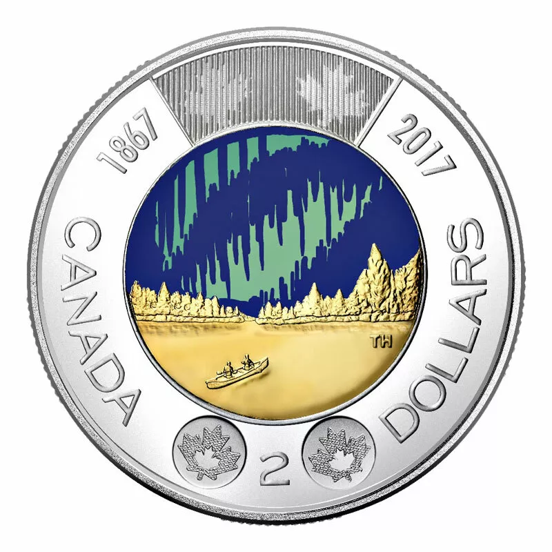 1/2 oz. Fine Silver Coins - O`Canada - The Northern Lights - The Coin Shoppe