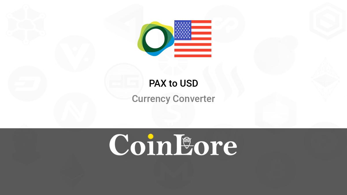 1 PAX to LBP Forex Currency Exchange Rate Conversion.