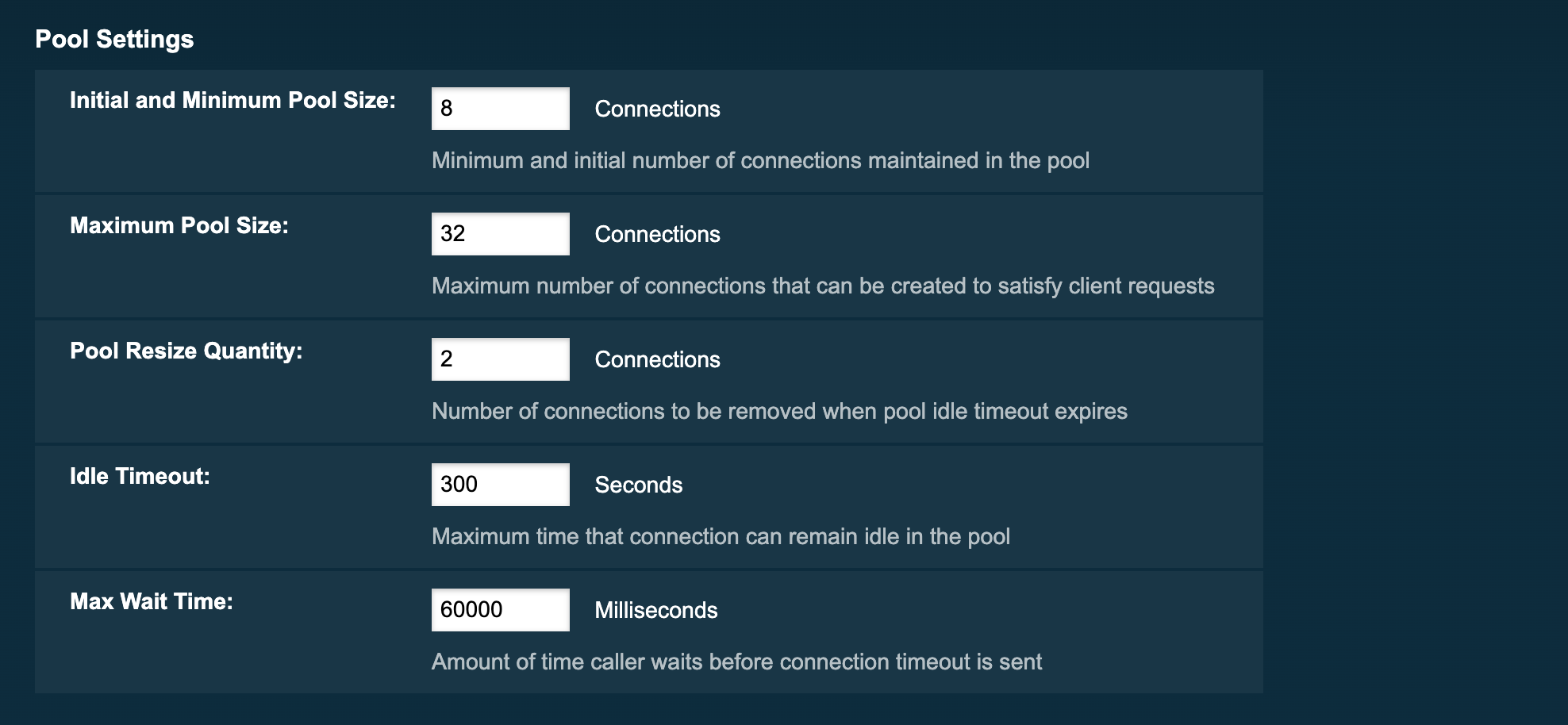 JdbcConnectionPool - payara-micro javadoc