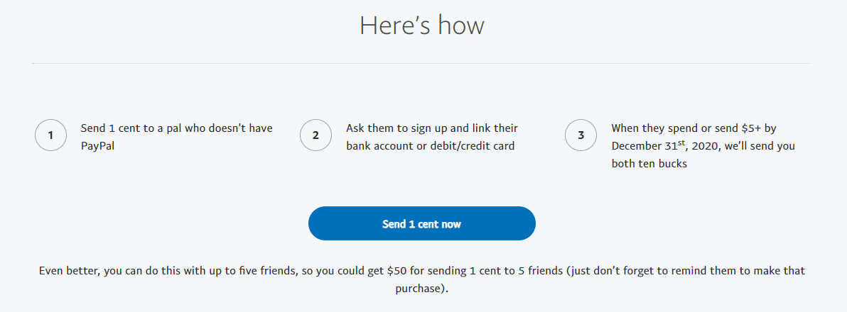 Paypal Promotions: $10 Bonus & $10 Per Referral