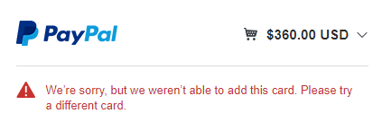 Why was my payment declined? | PayPal US